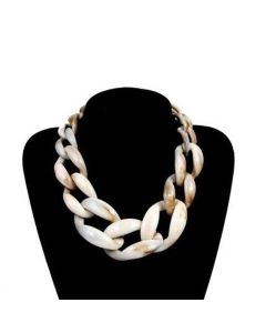 Fashion Exaggerated Acrylic Clavicle Chain Link Necklace