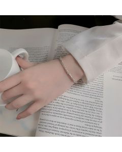 Women's Fashion Broken Silver Bracelet