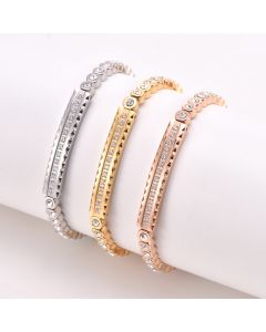 Popular Light Luxury Advanced Inlaid Stone Shining Star Bracelet