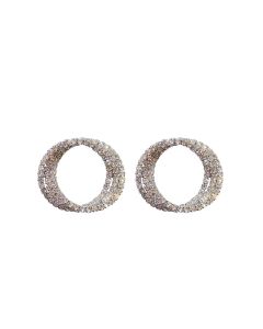 Fashion Simple Ladies Circle Earrings
