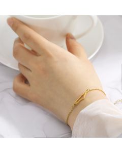 Stylish Pendant Stainless Steel Bracelet