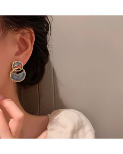 Fan Temperament Earrings Fashion Simple And Versatile Earrings