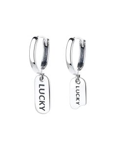 S925 Sterling Silver Asymmetric Letters