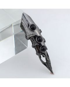 Fashion Punk Rock Animal Skull Finger Long Ring
