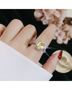 Rings For Women Bridal Wedding Anelli Trendy Jewelry Engagement Ring White Gold Color Anillos