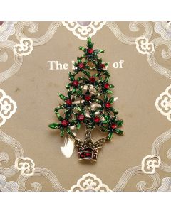 Christmas Tree Alloy Oil Drip Brooch Clothing Accessories