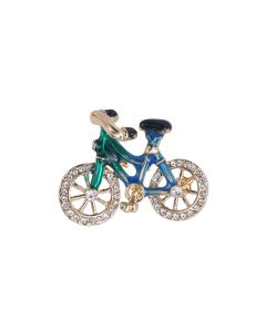 Creative Bicycle Brooch Collar Pin Brooch Dripping Oil