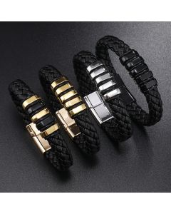 Multi-layer Leather Woven Bracelet Wrist Ring