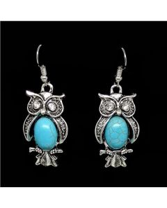European And American Exaggerated Retro Owl Necklace