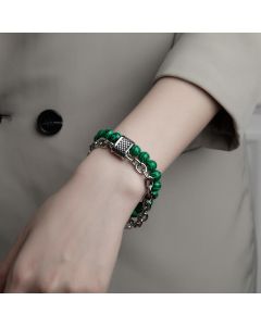 Cool Wind Natural Stone Bead Bracelet For Men And Women