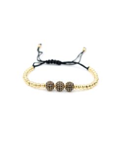 Hand-woven 8mm Zircon Bracelet