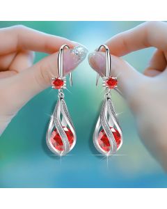 Women's Fashion Rotating Teardrop Earrings