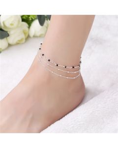 Ladies Beaded Multilayer Fringe Chain Anklet