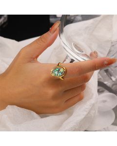 Sterling Silver Index Finger Ring European And American Retro Double-sided