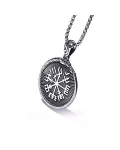 Fashion Snake Titanium Steel Medal Necklace
