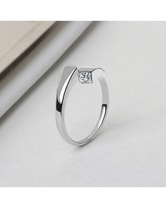 New Irregular Opening Ring Female Wild Silver Ring