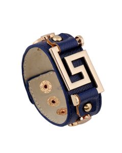 Exquisite PU Men's And Women's  Leather Rivet Bracelet