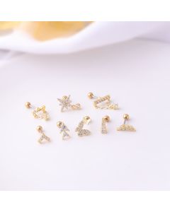 Stainless Steel Screw Rod Screw Ball Ear Studs