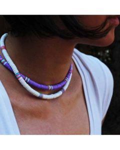 Ethnic Style All-match Handmade Color Beaded Necklace Accessories