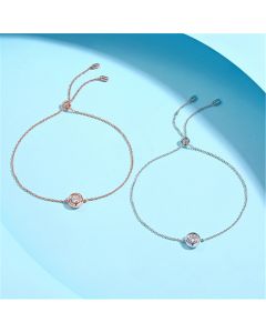 Women's S925 Silver Mosonite Bracelet