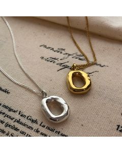 Donut Necklace Simple French Neck Chain