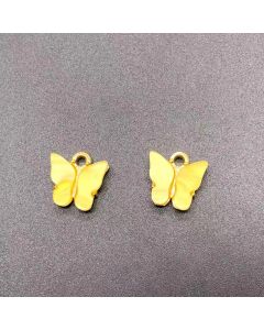 Color Preserving Alloy Acrylic Butterfly Pendant Handmade DIY Earring
