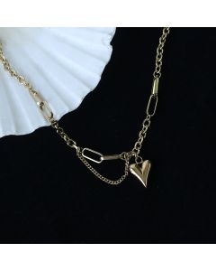 Little Peach Heart Love Chain