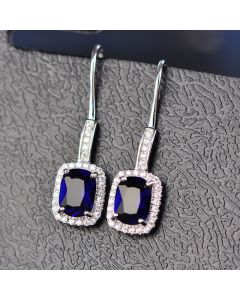 S925 Sterling Silver AAA Zircon Classic Hook Female Earrings