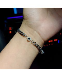 Magnetic Suction Luminous Heart-shaped Couple Bracelet