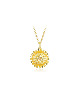Ladies awn star s925 silver necklace