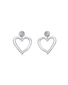 Fashion Gold-plated Irregular Love Earrings