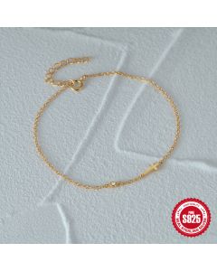 European And American Fashion Minimalist Everyday Joker S925 Sterling Silver Bracelet