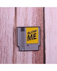 Vintage Cartridge Brooch 80s Video Game Badge