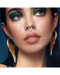 Exaggerated Angel Wings Pendant Earrings