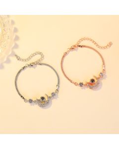Girlfriends Girlfriend's Star And Moon Temperament Projection Bracelet
