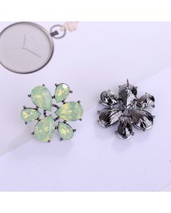 Elegant And Colorful Diamond Earrings
