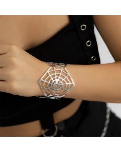Spider Web Design Hollow Bracelet
