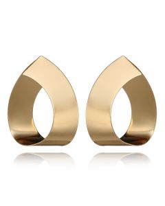 Exaggerated Personality Alloy Smooth Irregular Geometric Earrings