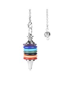With chain seven chakras divination pendulum yoga accessories