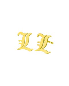 English Alphabet Earrings Stainless Steel Earrings
