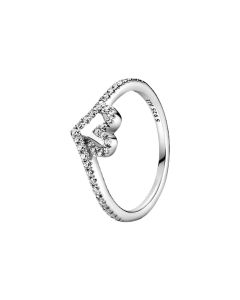 Silver Plated Dongdaemun Hollow Love Ring Women's