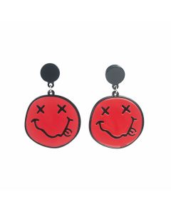 Cute Cartoon Smiley Female Acrylic Earrings
