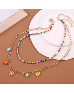 Fashion Personality Bohemian Hand Woven Rice Bead Bracelet