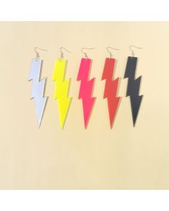 Acrylic Lightning Earrings And Earrings With Other Exaggerations