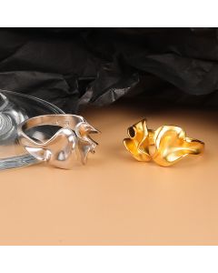 Personalized Irregular Concave-convex Matte Ring
