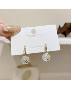 Light Luxury Flower Opal Earrings