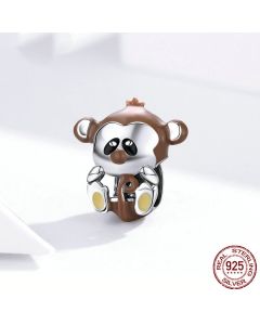 Little Monkey Diy Beaded Charm Animal Dripping Oil
