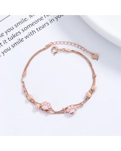 925 Sterling Silver Cat's Paw Bracelet For Women