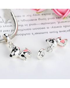 DIY Beaded Bracelet Small Accessories Cute Zodiac Dog Pendant
