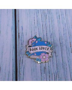Fashion Beautiful Book Brooch  Flower Badge
